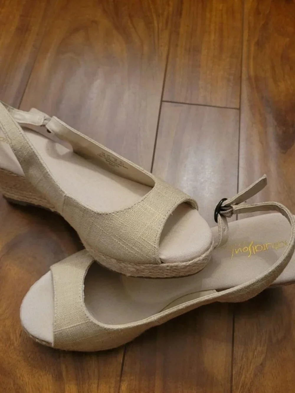 Naturalizer women's espadrille slingback peeptoe heels